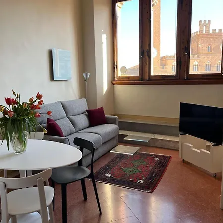 Via Banchi Di Sotto, 8 - Piazza Del Campo 아파트